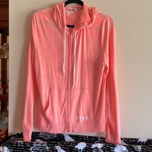VS PINK zipper up hoodie